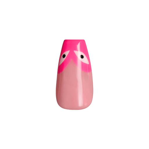 CDG Heart Nail Art